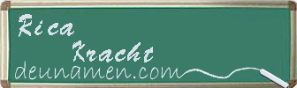 Rica Kracht Visitenkarte